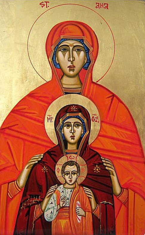 Saint Anna, Saint Mary, and Jesus
